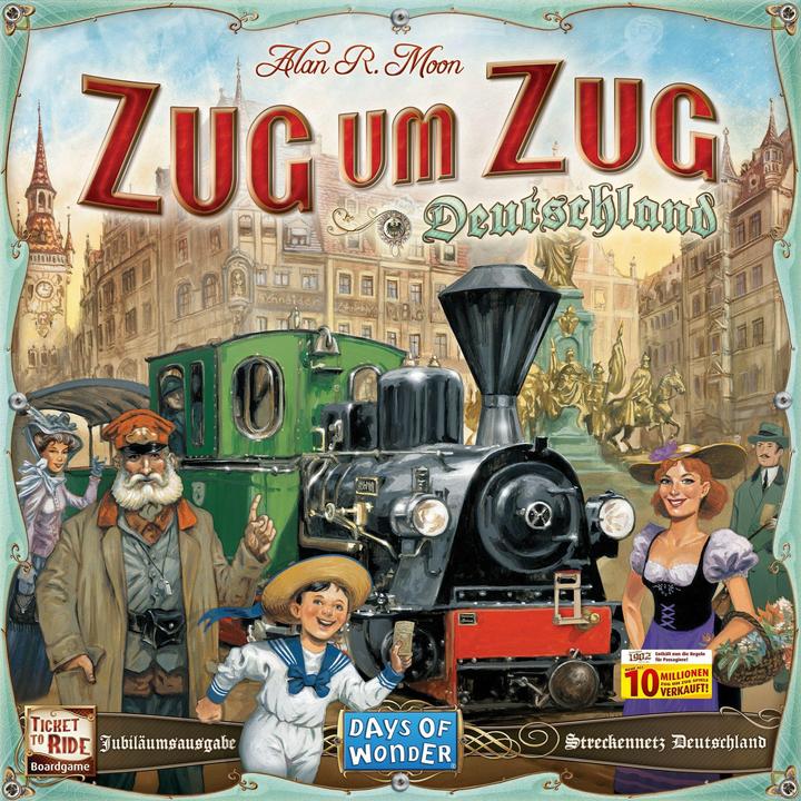 Actual product image Asmodée Train by train (German)