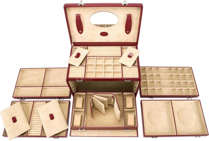 Produktbild Windrose Schmuckkästchen Merino 4 - Rot