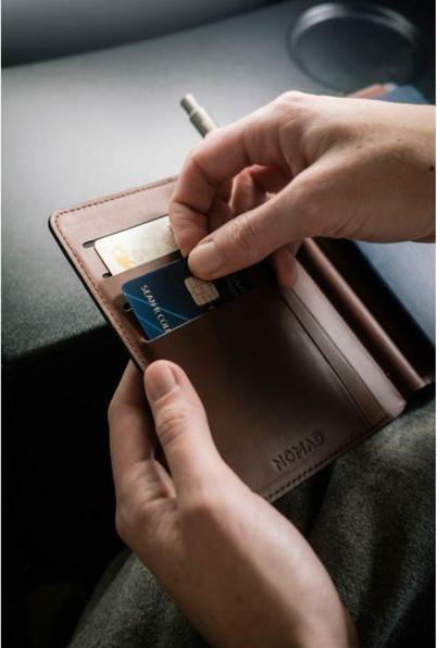 Produktbild Nomad Leather Passport Wallet Pen Edition Rustic Brown