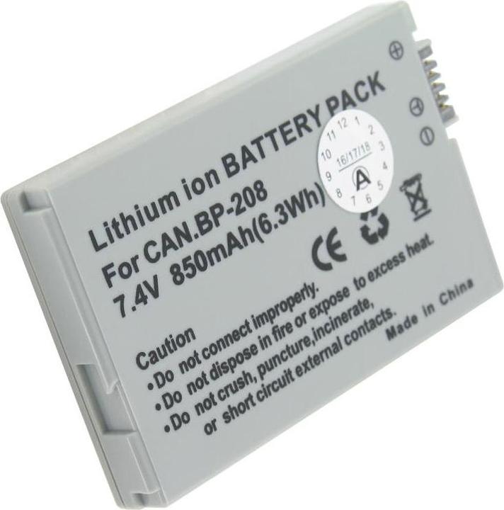 Immagine prodotto AccuCell Batteria della videocamera Canon DC10 (Accumulatore di carica elettrica)