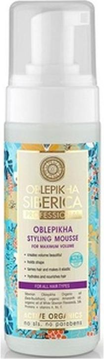 Natura Siberica Siberica Professional - Oblepikha Styling Mousse For Maximum Volume Buckthorn Hair Styling Mousse (170 ml, Volumenschaum)