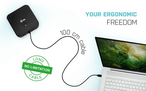 Produktbild i-tec Dual Display - Ohne Netzteil (USB-C, 3 Ports)