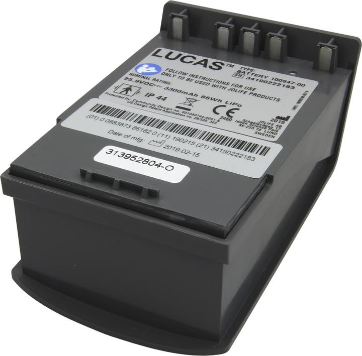 Actual product image AccuCell Akku Physio Control Lucas 3 - 11576-000080 (1 pcs., Device specific, 3300 mAh, Rechargeable battery)