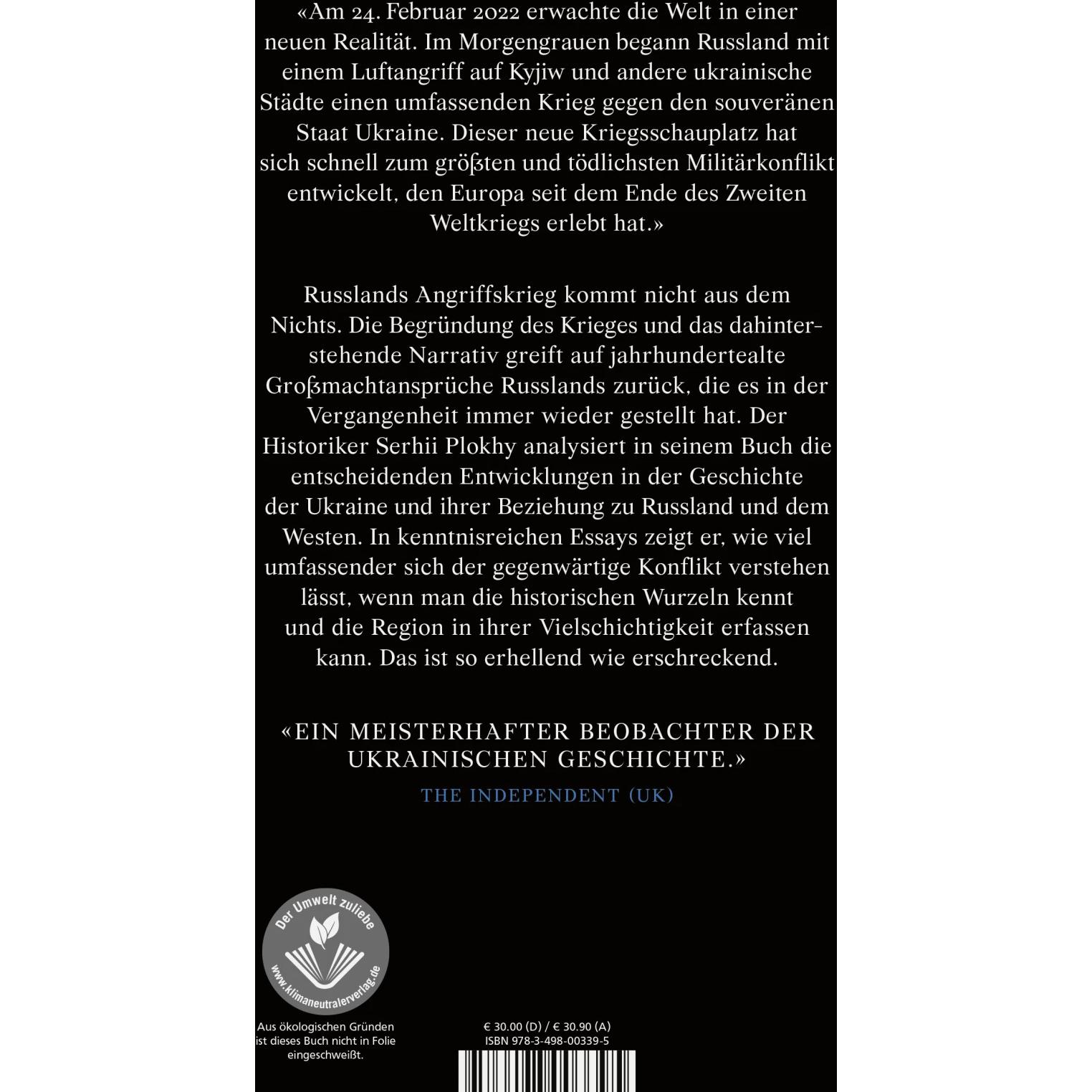 Thumbnail - Die Frontlinie, Sachbücher von Serhii Plokhy