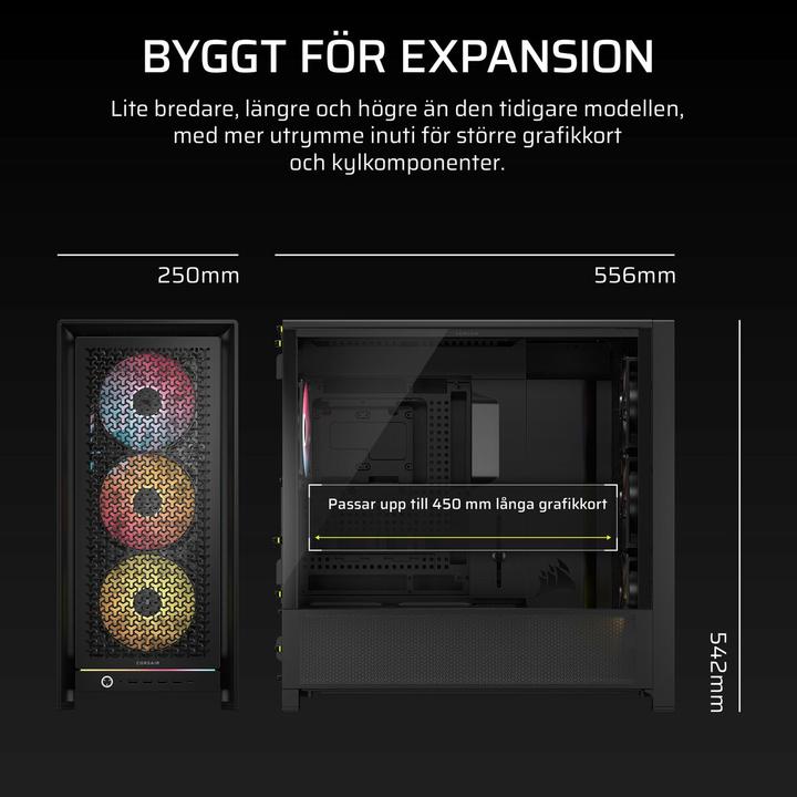 Actual product image Corsair Frame 5000D RS ARGB (mATX, Mini-ITX, ATX, E-ATX)