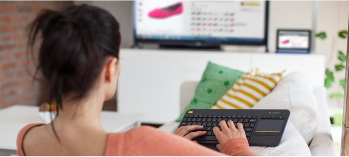 Produktbild Logitech K400 Plus (DE, Kabellos)