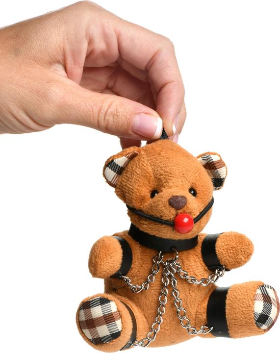 Actual product image Master Series Geknebelter Teddybär Schlüsselanhänger