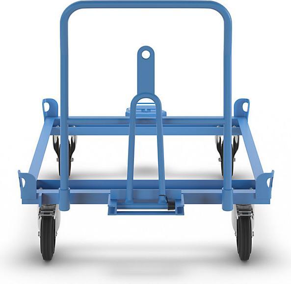 Actual product image eurokraft pro Chassis with drawbar and coupling (500 kg)