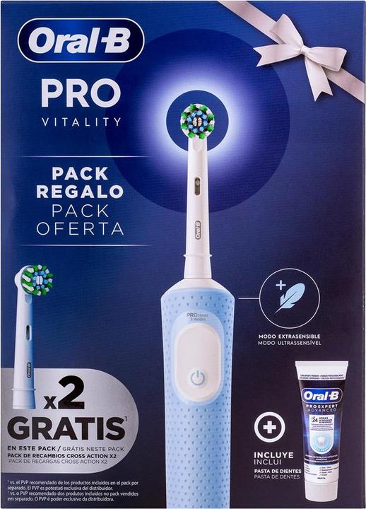 Produktbild Oral-B Vitality Pro + Pasta + 2 końcówki (Oszillierende Zahnbürste)
