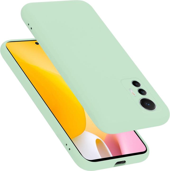 Actual product image Cadorabo TPU Liquid Silicone Case Cover for Xiaomi 12 LITE (Xiaomi 12 Lite)