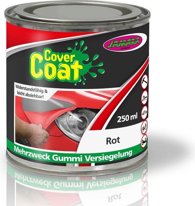 Actual product image Jamara Cover Coat red 250ml can