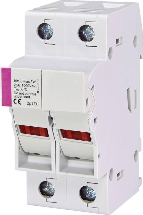 Produktbild Eti 002540213 EFH 10 DC 2p LED Sicherungshalter Passend für (Sicherungen) Feins (25 A)