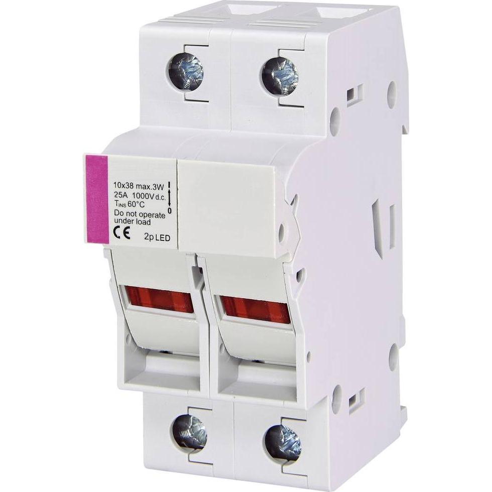 Eti, Sicherung, 002540213 EFH 10 DC 2p LED Sicherungshalter Passend für (Sicherungen) Feins (Feinsicherung, 25 A)