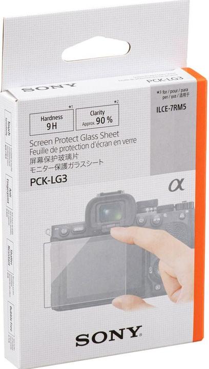 Actual product image Sony PCK-LG3 Glass Display Protector