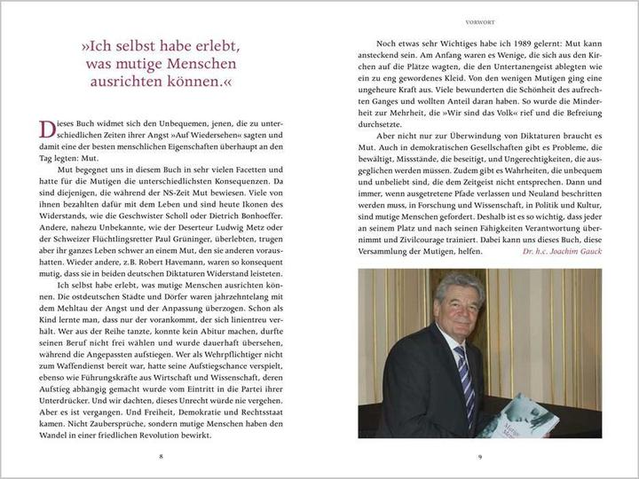 Produktbild Mutige Menschen (Deutsch, Joachim Gauck, Ulrich Kühne, 2013)