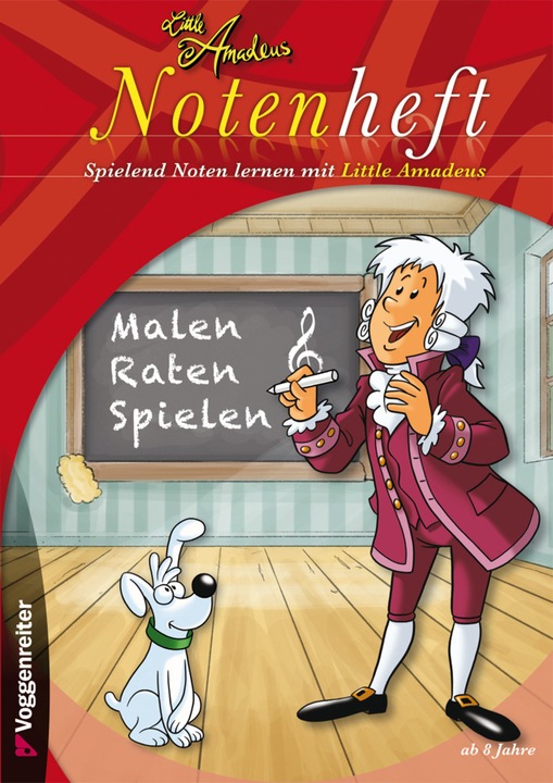 Produktbild Little Amadeus Notenheft (Blanko, Harter Einband)