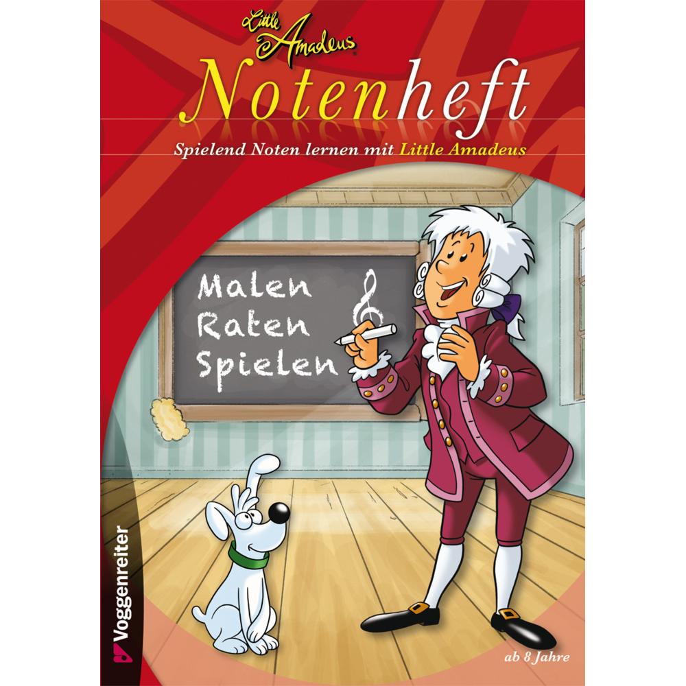 Voggenreiter, Heft + Block, Little Amadeus Notenheft (Blanko, Harter Einband)