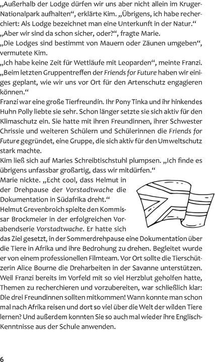 Produktbild Die Drei!!! Lions and Crimes in Africa (Deutsch, Englisch, Kirsten Vogel, 2024)