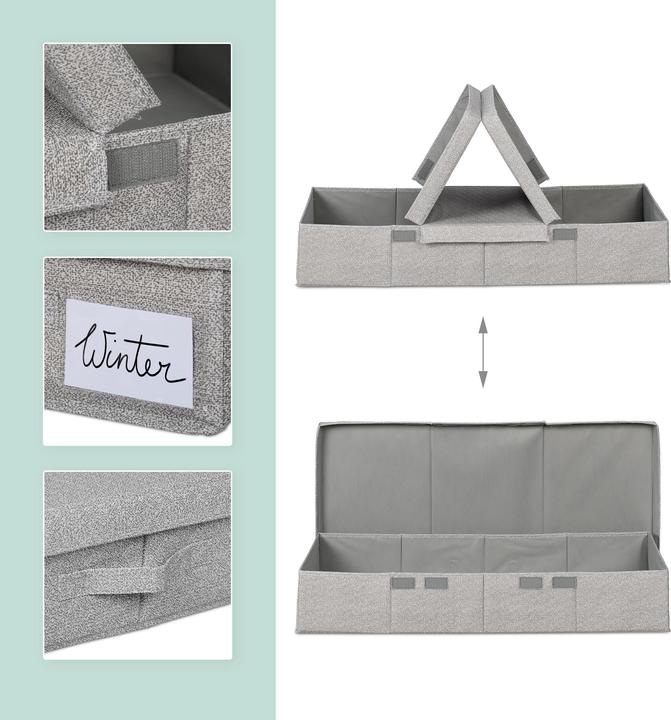 Image du produit Relaxdays 2x rangements-sous-lit