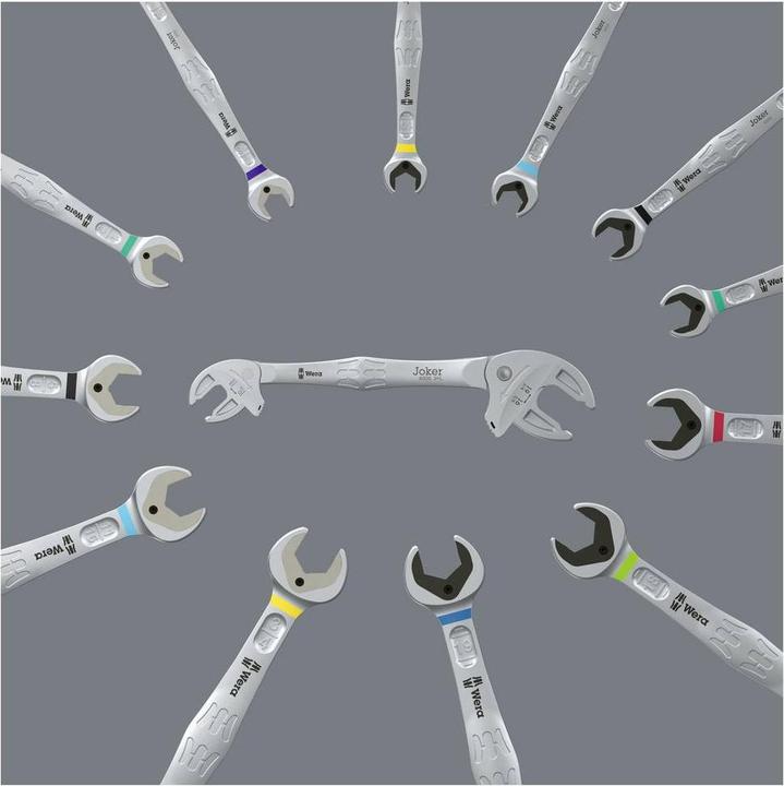 Actual product image Wera 6004 Joker 6 Set 1 Selbstjustierender Maulschlüssel-Satz (1/2", 11/16", 3/4", 5/8", 7/16")