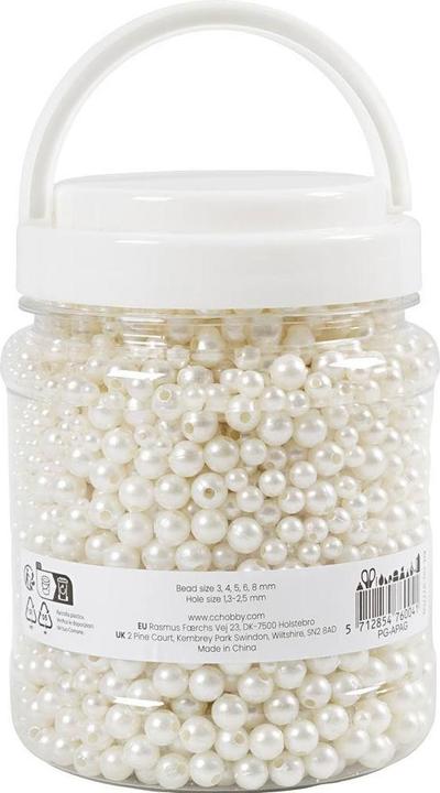 Produktbild Creativ Company Perlen-Set Perlweiss