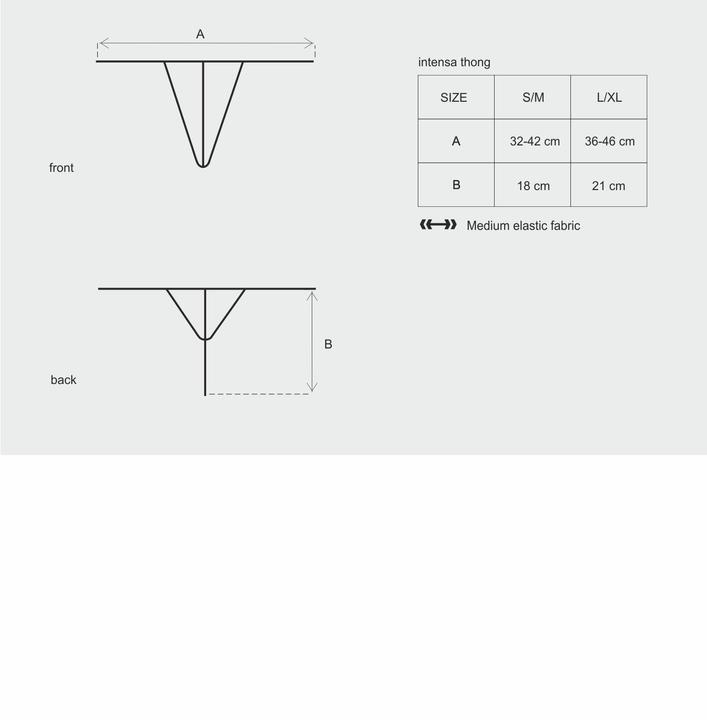 Actual product image Obsessive Intensa (L, XL)