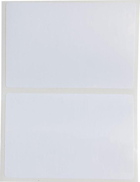 Actual product image Brady B33-18-423, polyester, white, glossy, 76.20 x 25.40 mm, permanent (1500 E.) (76.20 mm)