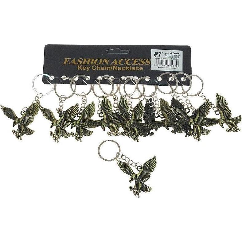 Adar, Portachiavi, Metall-Adler-Schlüsselanhänger (12 Stück)