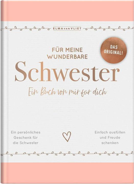 Image du produit Vliet:Für meine wunderbare Schwester (Allemand, Elma van Vliet, Ilka Heinemann, Matthias Kuhlemann, 2024)
