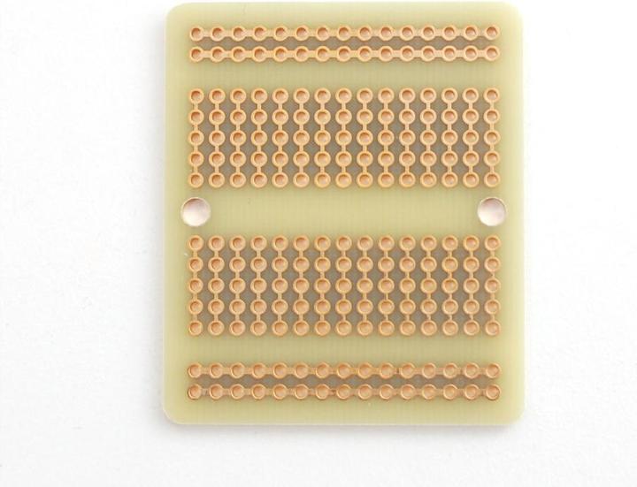 Actual product image Adafruit Perma-Proto Quarter-sized Breadboard PCB (Breadboard)
