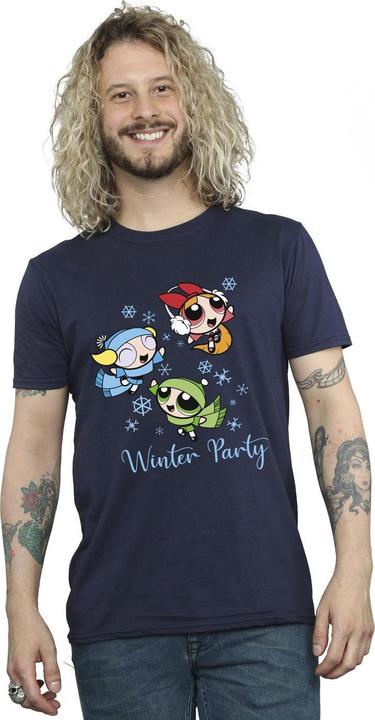 Immagine prodotto The Powerpuff Girls Girls Winter Party Maglietta Uomo (5XL)