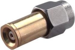 Actual product image Huber & Suhner HF-Adapter, Gerade, SMA-Stecker - MMBX-Buchse, 50Ohm
