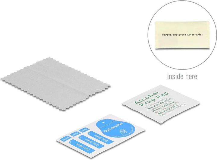 Produktbild Delock Schutzfolie für iPhone 16 mit Sichtschutz aus gehärte (1 Stk., Apple iPhone 16)