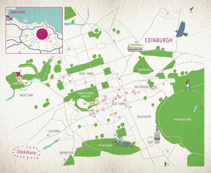 Immagine prodotto Glücksorte in Edinburgh (Tedesco, Kathi Kamleitner, 2023)