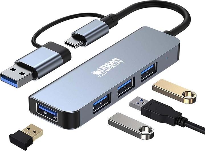 Actual product image Urban Factory Mining USB-A/C hub (USB-A, 4 ports)