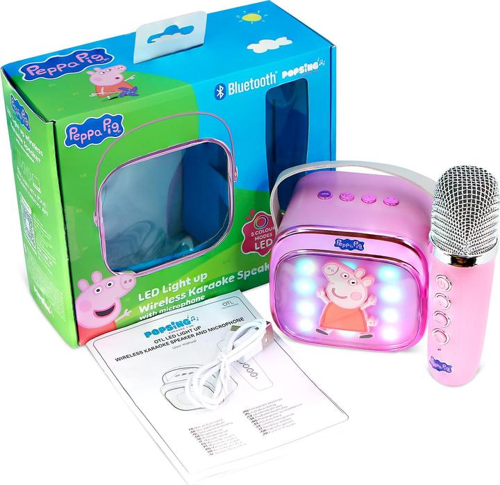 Produktbild OTL Peppa Pig LED Wireless Karaoke Lautsprecher und