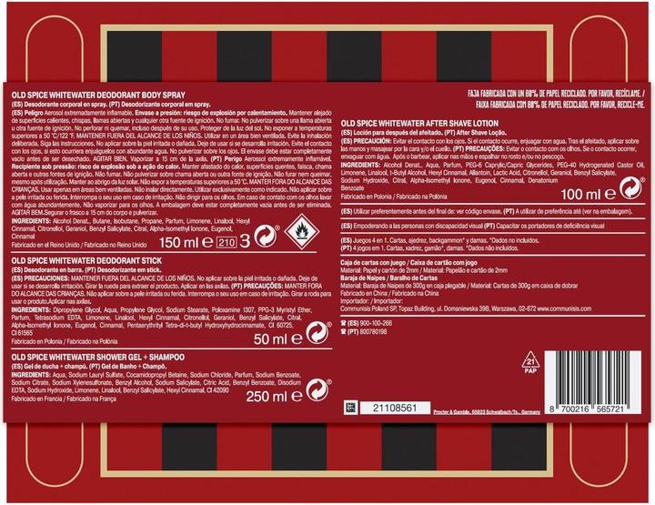 Produktbild Old Spice WHITEWATER ETUI 4-tlg (1000 ml)