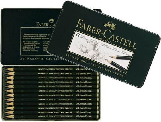 Actual product image Faber-Castell Pencil Castell 9000 (2H, 12 x)