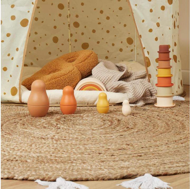 Image du produit Bieco Jouets à empiler Matriochkas en silicone Chocolate Bliss