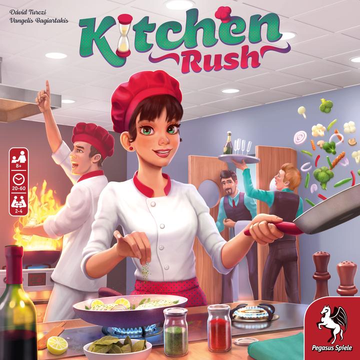 Produktbild Pegasus 51223E - Kitchen Rush (English Edition), Board Game (Englisch, 2 - 4 Spieler)