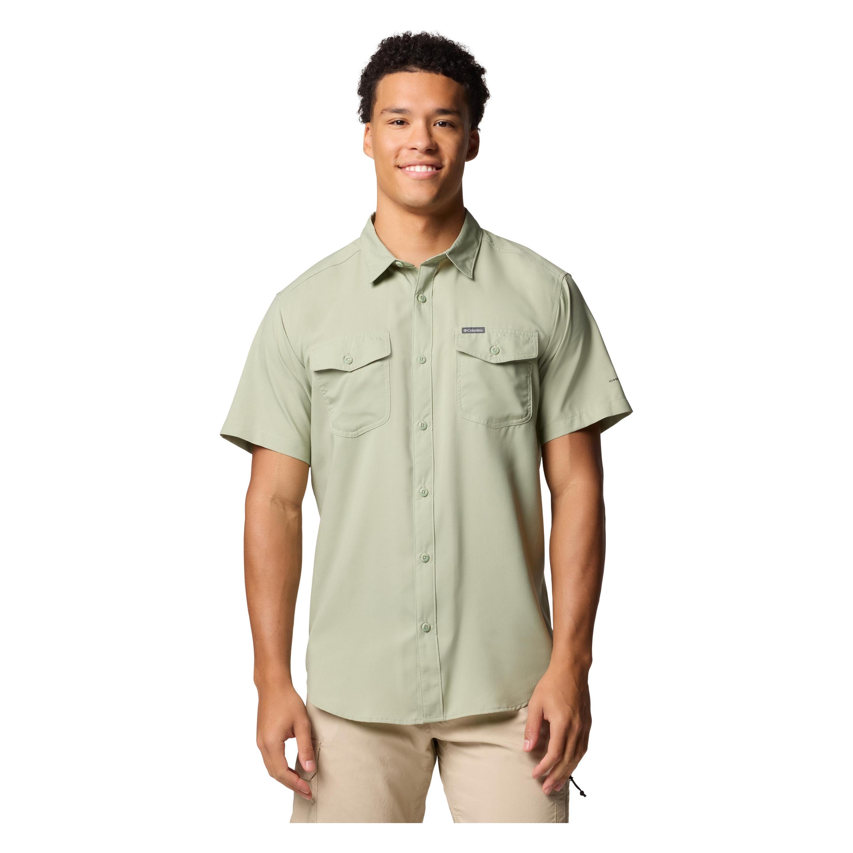 Columbia, Herren, Hemden, Utilizer™ Ii Solid Short Sleeve Shirt, Grün, (Xl)