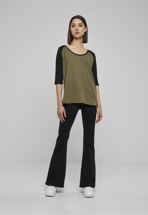 Actual product image Urban Classics Ladies 3/4 Contrast Raglan Tee (4XL)