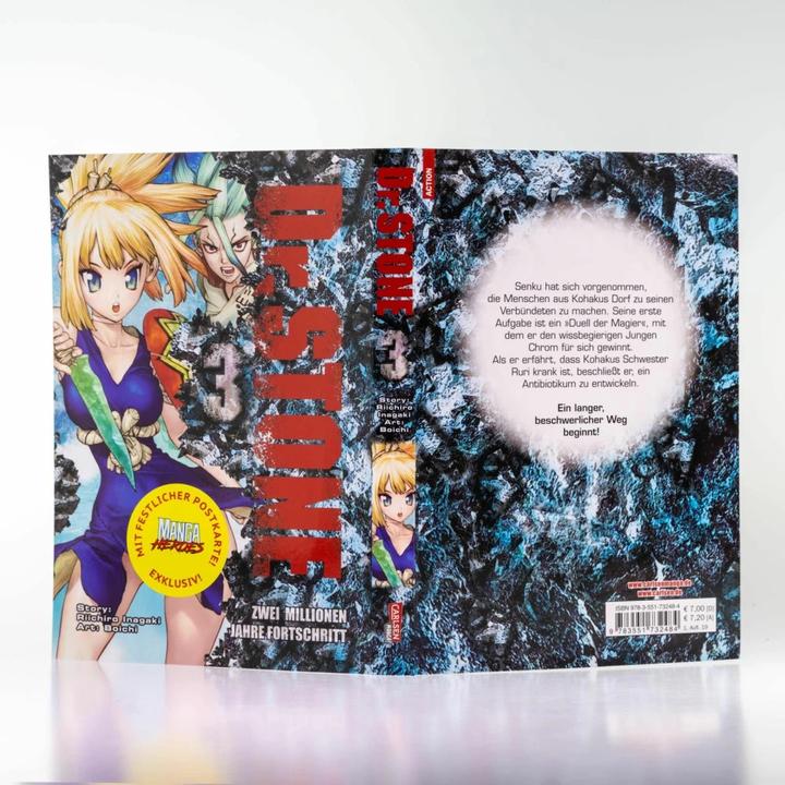 Actual product image Dr. Stone 3 (German, Boichi, 2019)