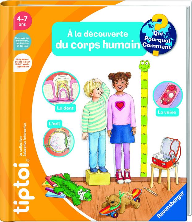 Immagine prodotto tiptoi À la découverte du corps humain (Francese, Collettività, 2023)