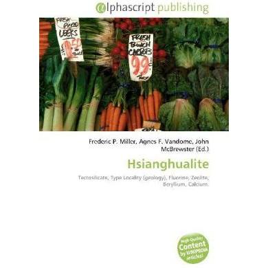 Hsianghualite, Fachbücher