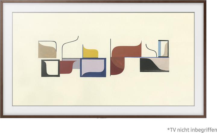 Actual product image Samsung Frame for Frame TV 65", walnut (dark wood) aluminium and wood (Various)