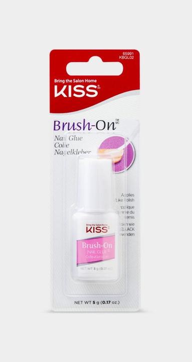 Actual product image KISS Lightning Speed Brush-on (Nail glue, Clear)