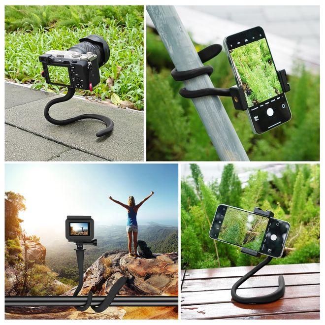 Actual product image Puluz Flexible smartphone and action cam silicone mount