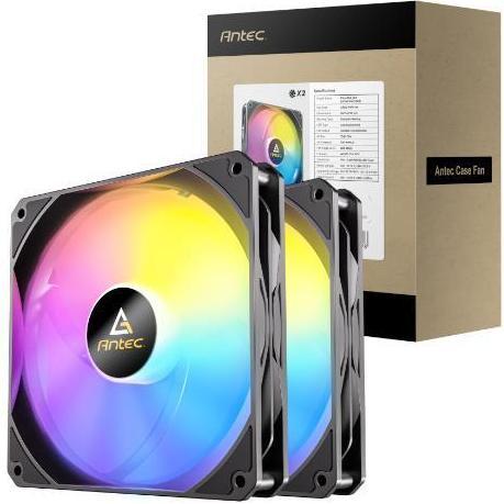 Antec P14 ARGB 2 (140 mm, 2 x), Ventola PC, Nero