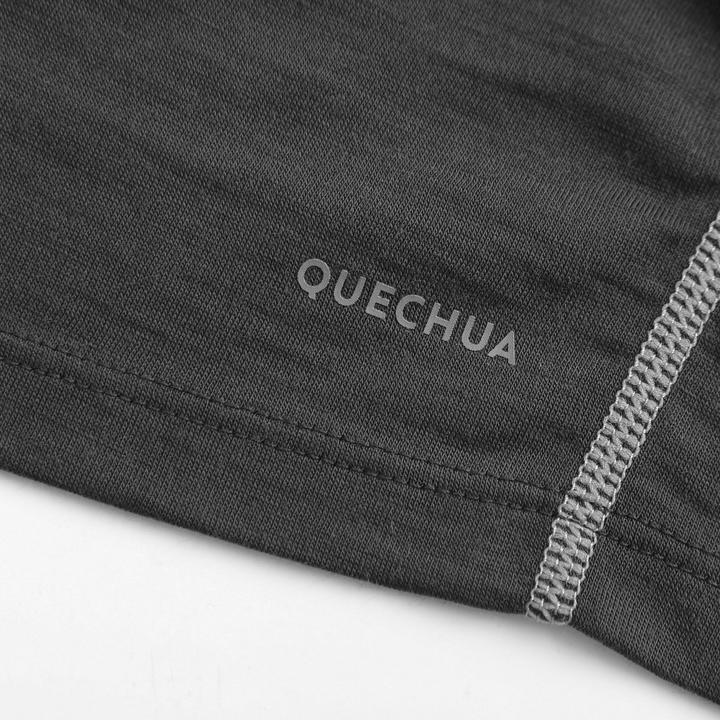 Produktbild Quechua Wander-T-Shirt Kinder Merino - MH900 grau (152)